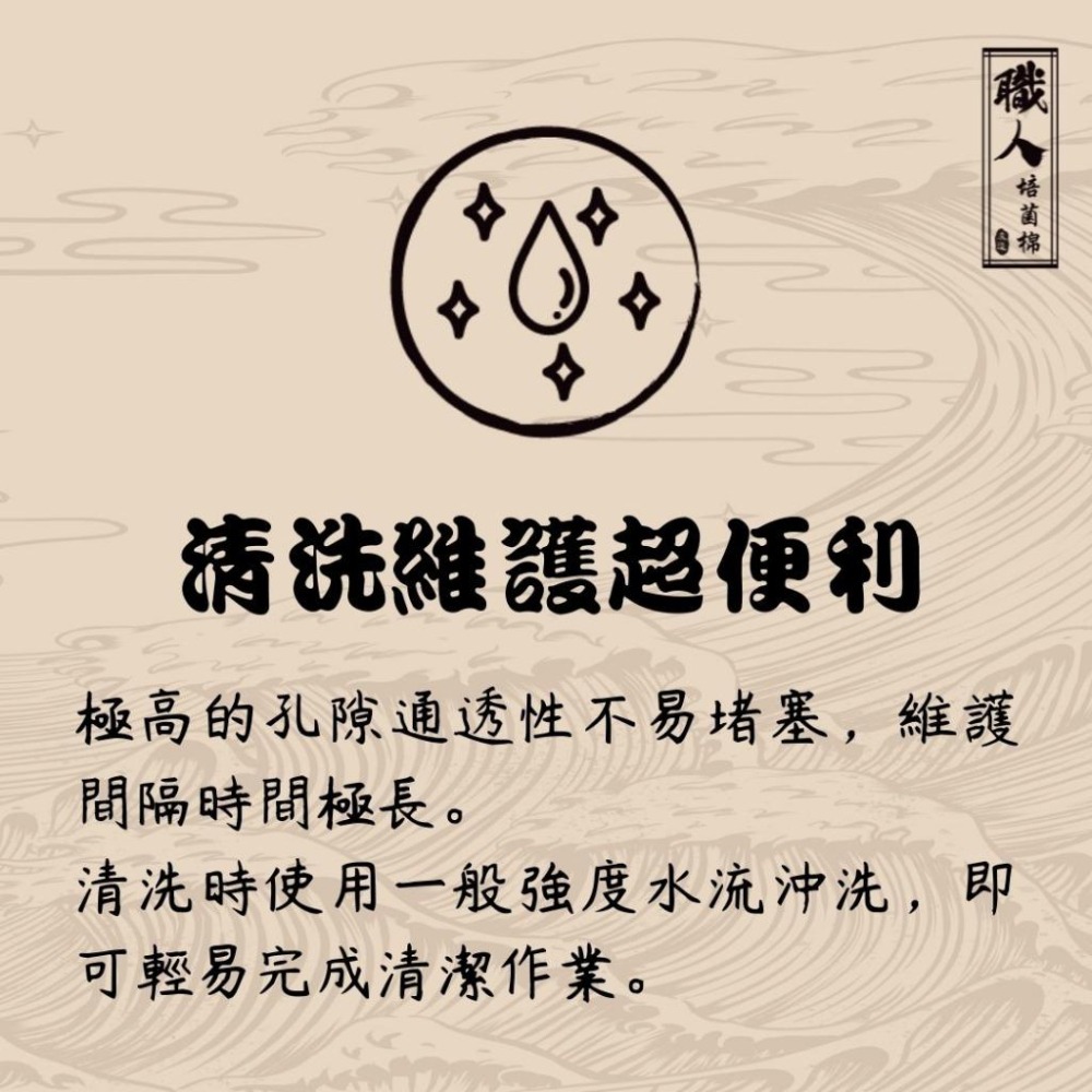 【五股/新莊/青島水族】台灣友浚 水色職人-職人培菌棉生物濾材【2片/盒】生化綿 過濾棉不易堵塞 好清洗 上部過濾綿-細節圖7