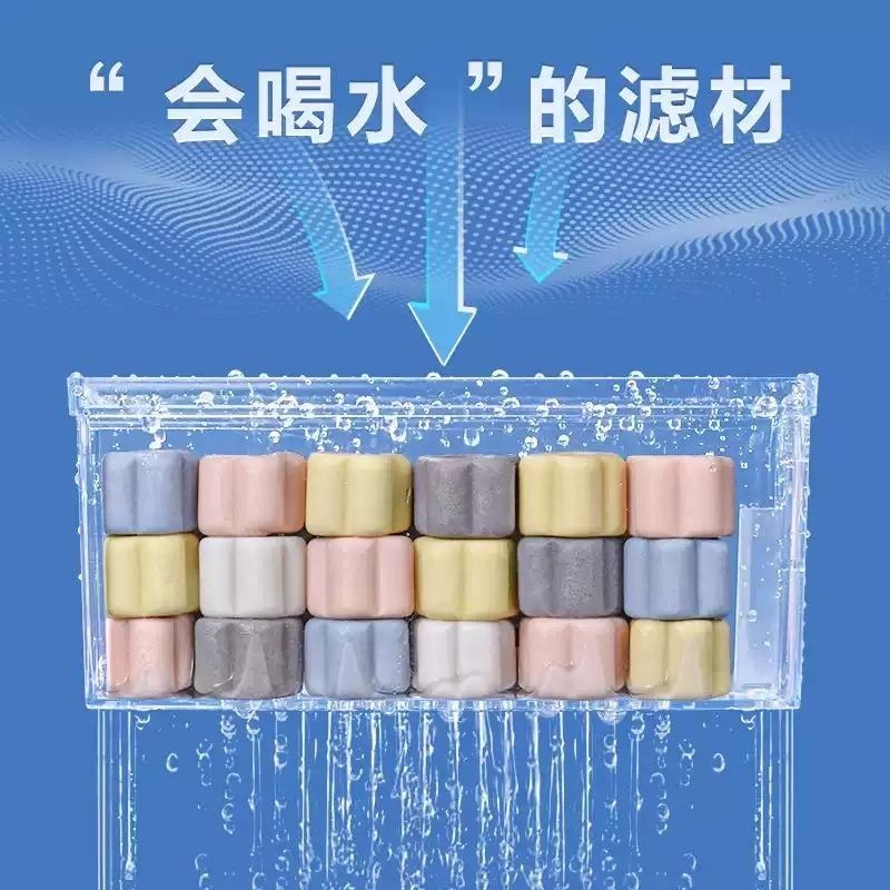 100g【新莊/五股/青島水族】極欣KEYRSIN 奈米科技維生物梅花環 陶瓷環 培菌環 過濾環 纖維環 淨水濾材-細節圖3