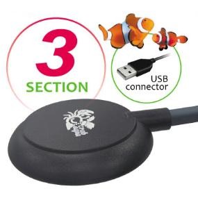 三段式調色調光【新莊/五股/青島水族】 圓盤LED 小螃蟹 夾燈 USB 全功能 小夾燈 圓缸-細節圖2