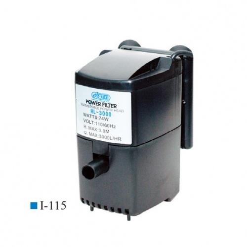 【青島水族】ISTA HL-1200 HL-2500 HL-3000 HL-4000沉水過濾馬達 內置過濾器 有濾杯/無-細節圖3