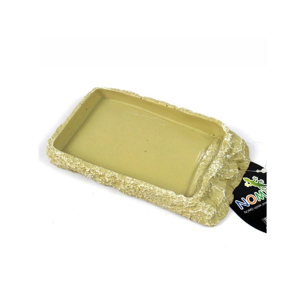 【新莊/五股/青島水族】NOMO諾摩 NS-14 仿岩石餵食盤/食盆/水盤/幼龜/兩棲爬蟲餵食盤-細節圖7