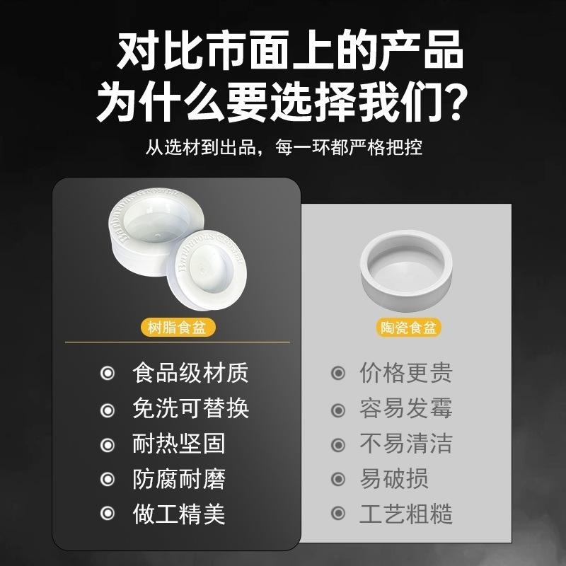 【新莊/五股/青島水族】防逃 爬蟲 烏龜 陸龜 守宮 食盆 防逃食皿 防翻碗 爬蟲 防逃脫飼料碗 活餌  麵包蟲-細節圖9