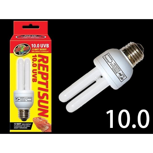 美國 ZOO MED 爬蟲紫外線UL燈泡 13W迷你型紫外線 26W/10.0/5.0/UVA/UVB 雨林型 沙漠型-細節圖4