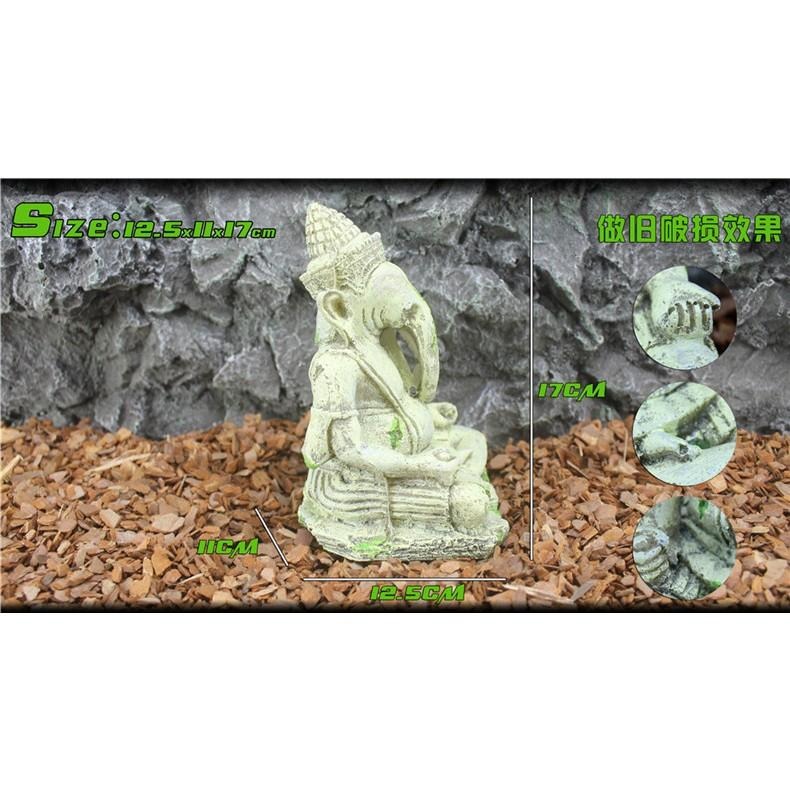 象神坐像【五股/新莊/青島】台灣Oracle甲骨文-世界奇景 佛像 爬蟲 仿真 造景 守宮 蜘蛛 魚缸-細節圖7