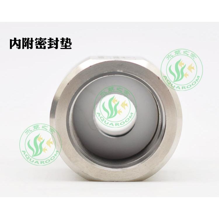 鋼瓶金屬轉接頭【新莊/五股/青島水族】鋁瓶 CO2二氧化碳 電磁閥 計泡器 細化器  內W21.8 轉 外G5/8 公制-細節圖3