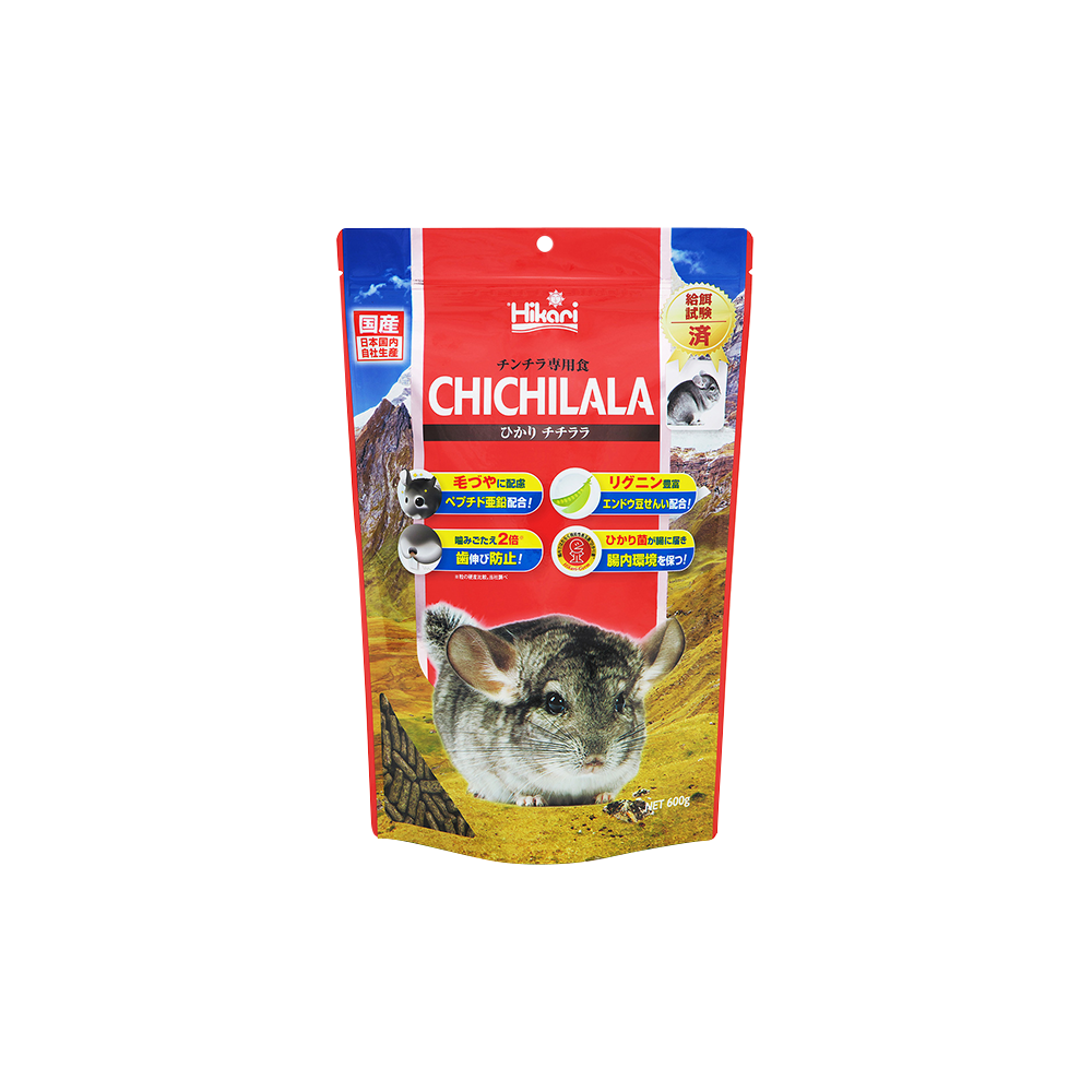 【新莊/五股/青島水族】日本 Hikari 高夠力 龍貓飼料 600g 金吉拉鼠 CHICHILALA-細節圖3