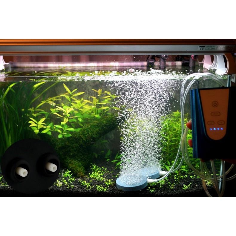 【新莊/五股/青島水族】惠科 H8 雙孔 二代 靜音 防潑水 鋰電池 交直流 氧氣泵 自動充電 不斷電 空氣馬達 打氣機-細節圖5