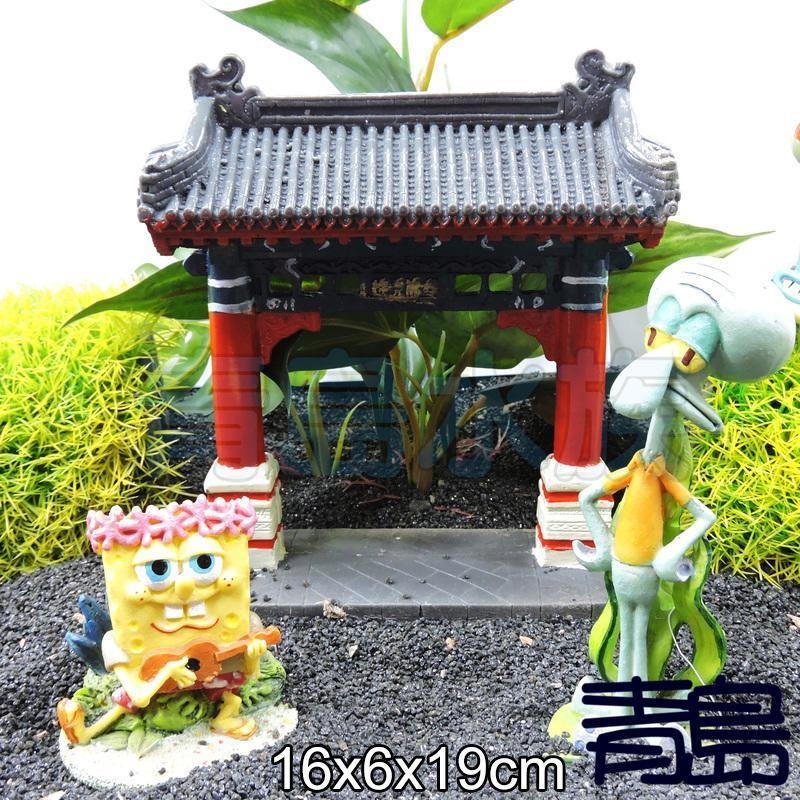 【五股/新莊/青島水族】Oracle甲骨文-仿真 世界奇景 石門【古老門庭 錦秀前程 天下第一門】爬蟲缸 造景裝飾-細節圖3