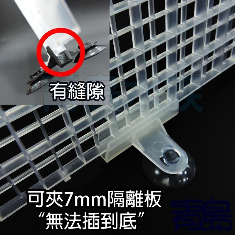 台製【新莊/五股/青島水族】隔離板夾(附吸盤)DIY配管小零件=隔板吸盤 夾式吸盤 隔離板 隔板 吸盤夾-細節圖5