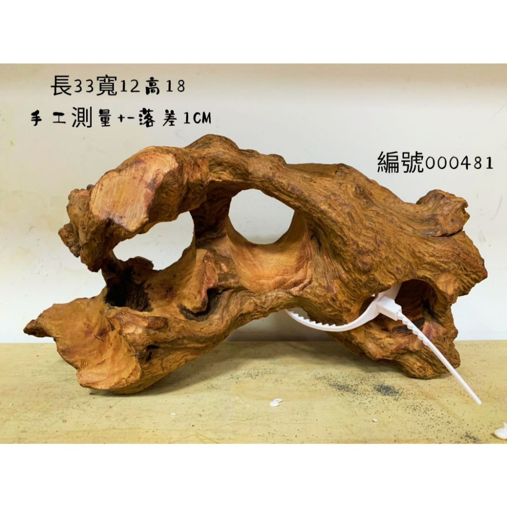 天然沉木【新莊/五股/青島水族】精品沉木 紫柚木 流木 木材 造景裝飾 一支成景 35-50CM-細節圖3