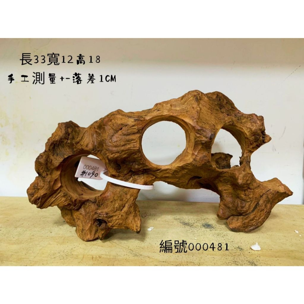天然沉木【新莊/五股/青島水族】精品沉木 紫柚木 流木 木材 造景裝飾 一支成景 35-50CM-細節圖4