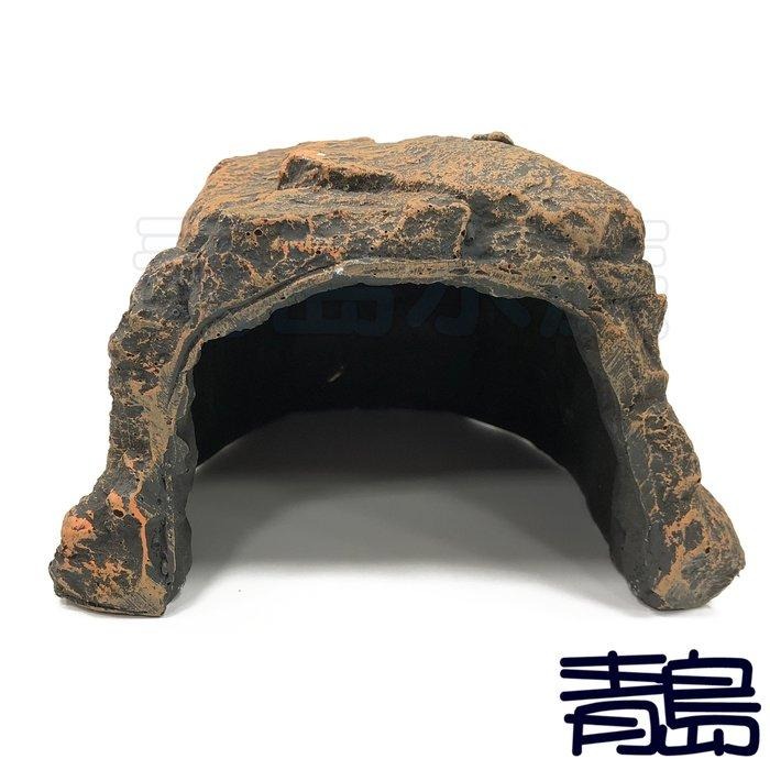 【青島水族】爬蟲藏身岩洞 仿真岩石 棲息山洞 躲避洞穴 可供魚兒躲藏.繁殖用 S M L XL-細節圖4