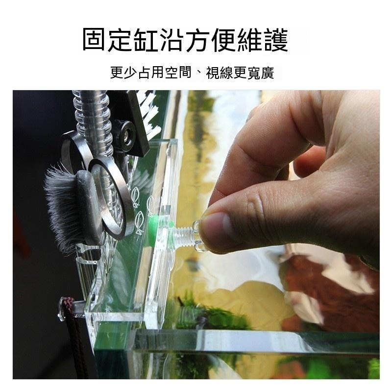 【新莊/五股/青島水族】魚缸/木櫃兩用=壓克力工具架 多功能掛架 可掛滴管 水草夾 剪刀 魚網 魚缸用品支架-細節圖6