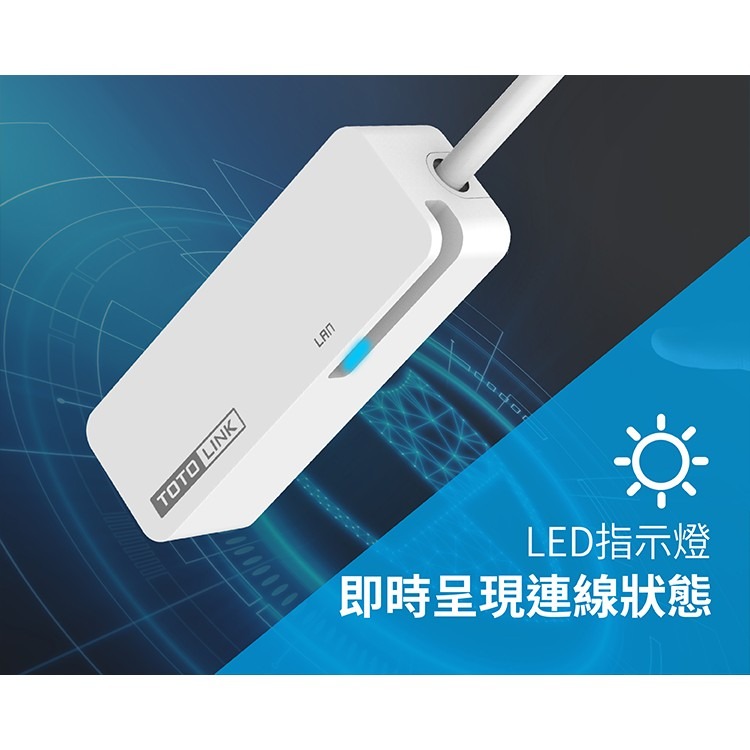 TOTOLINK C100 USB Type-C 轉RJ45 網路卡-細節圖8