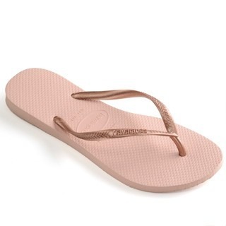 <限時特價>現貨 Havaianas 哈瓦仕 拖鞋 夾腳拖 女款細帶 芭蕾粉 Slim-細節圖3