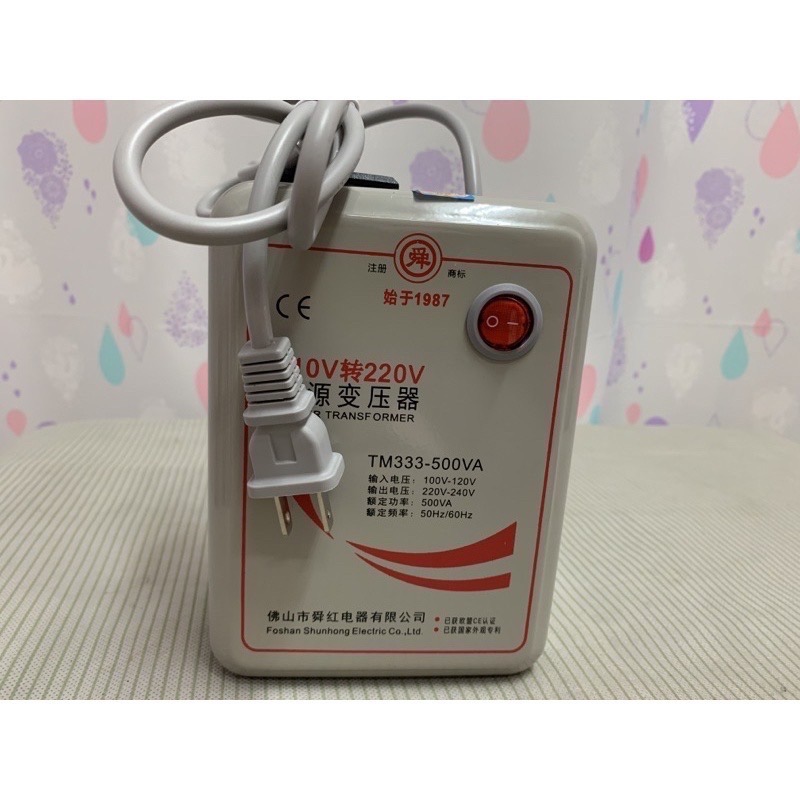［新竹發貨］110轉220大功率 舜紅牌變壓器1000W/ 500W 110V轉220V 升壓變壓器大陸電器專用-細節圖2