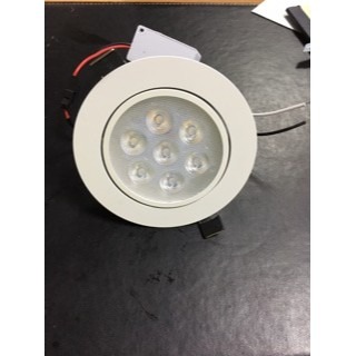 LED崁燈7W 白色烤漆 筒燈天花燈開孔9.5公分崁燈 外徑10.5公分-細節圖3
