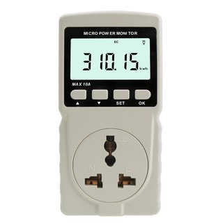 GM86電力監測儀 有加購冷氣T字轉接頭 外銷版 功率計 電錶 儀錶 瓦數 瓦特計 電壓錶 計量插座非Wanf D02A