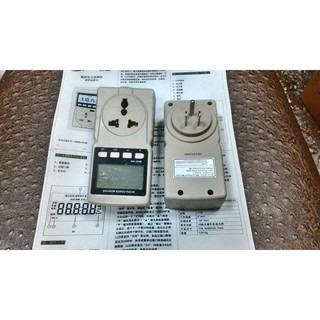 GM86電力監測儀 有加購冷氣T字轉接頭 外銷版 功率計 電錶 儀錶 瓦數 瓦特計 電壓錶 計量插座非Wanf D02A-細節圖3