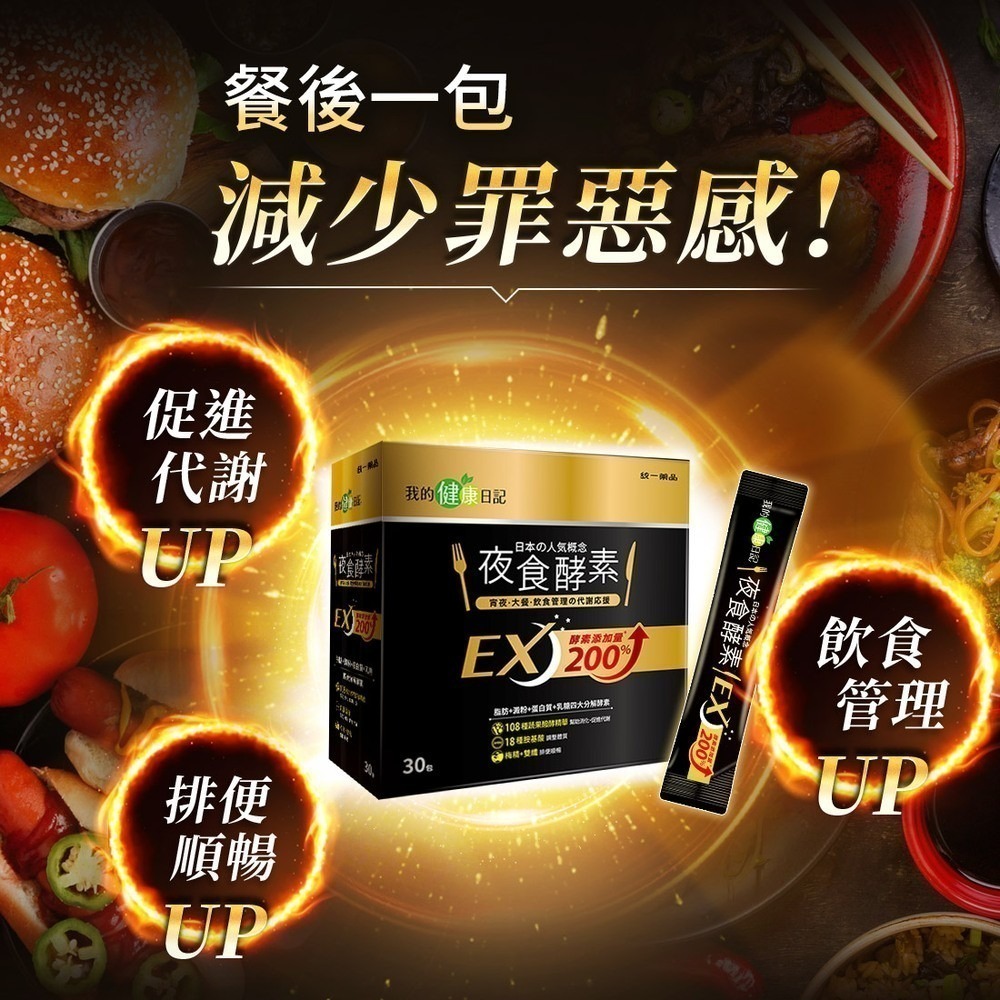 【我的健康日記】夜食酵素EX30入-細節圖11