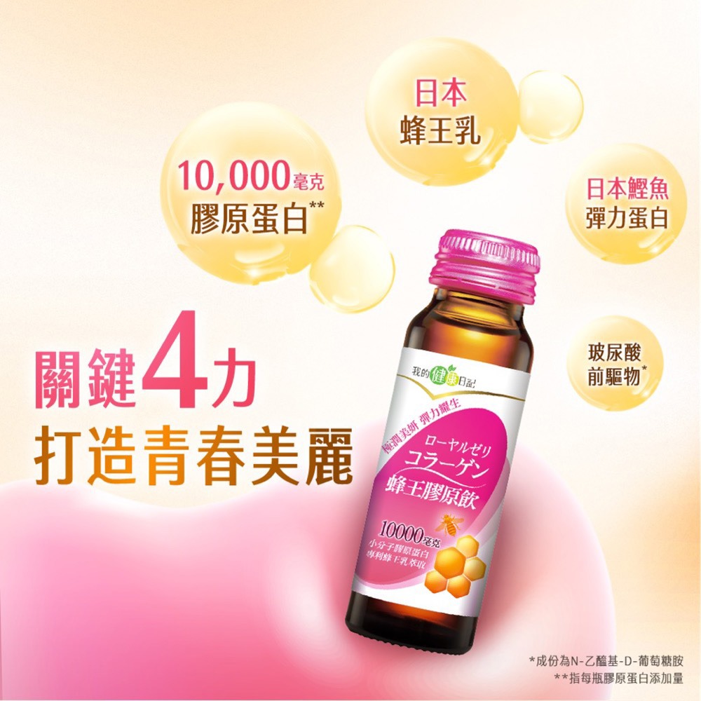 【我的健康日記】蜂王膠原飲 6入-細節圖3