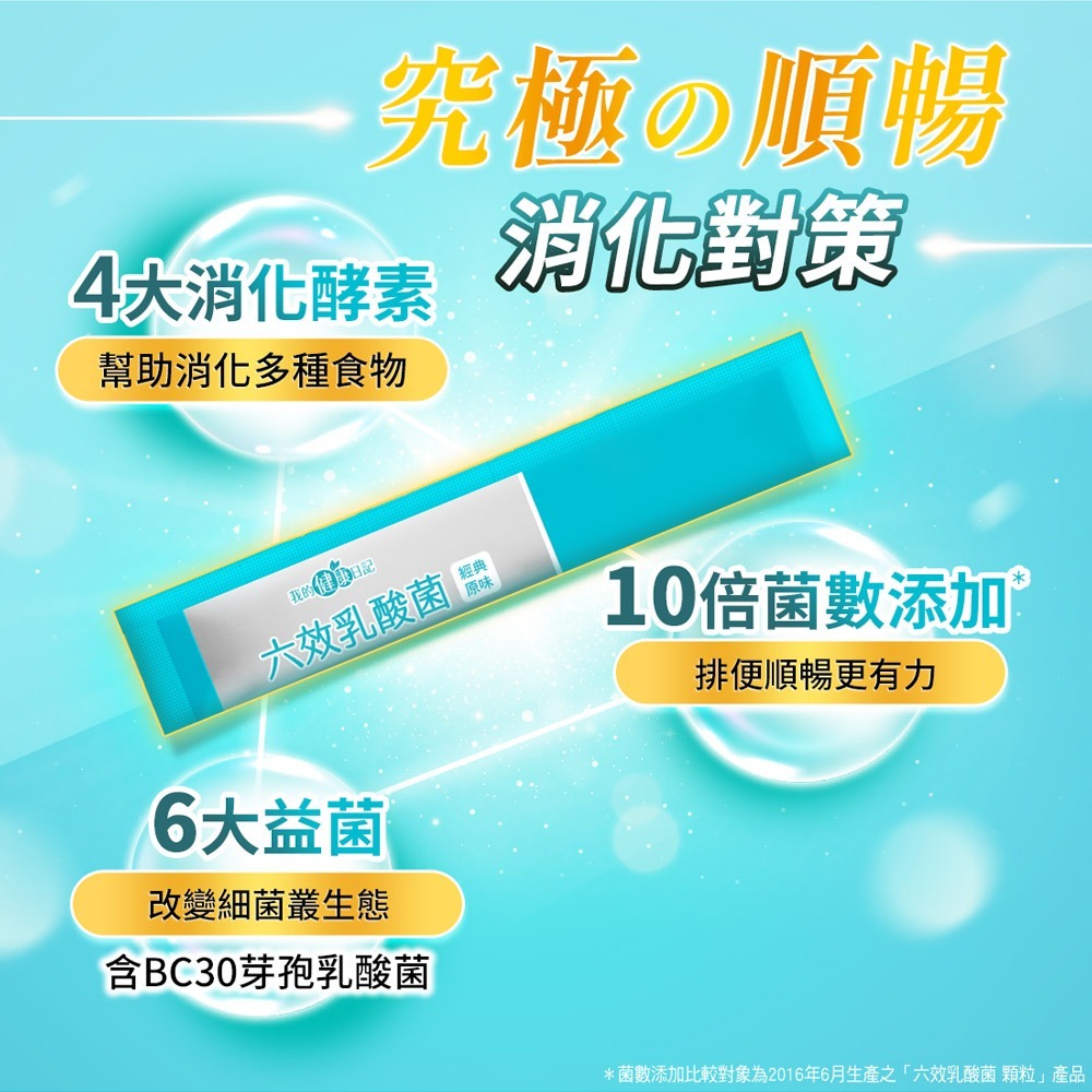 【我的健康日記】六效乳酸菌經典原味30入-細節圖3