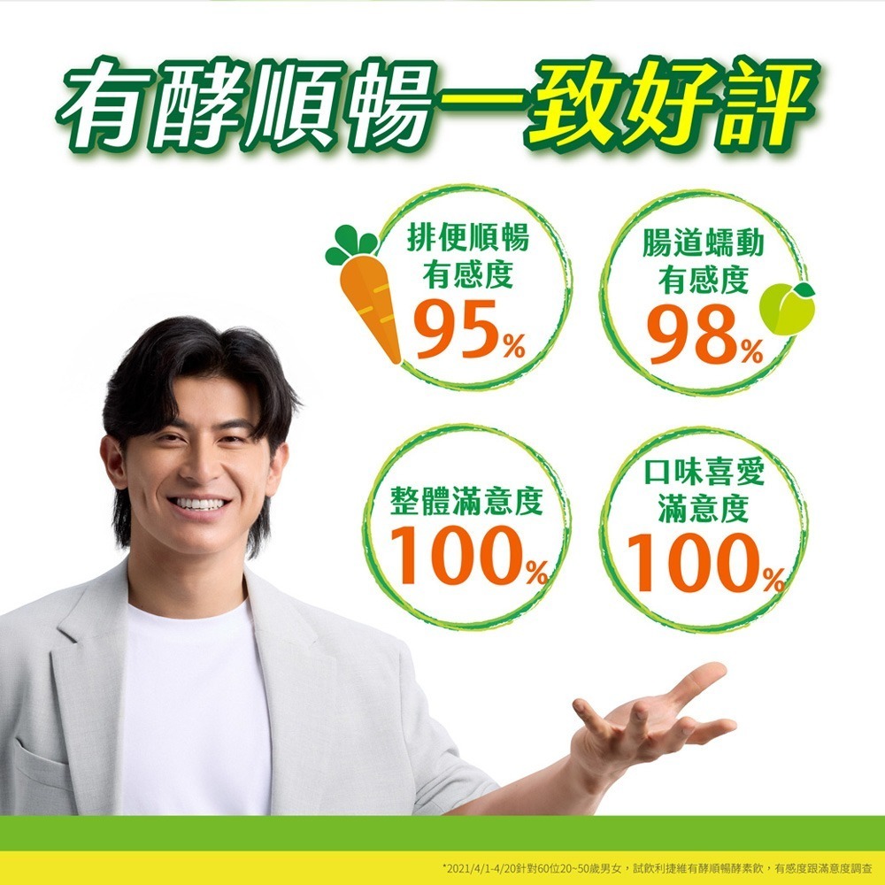 利捷維 有酵順暢酵素飲8入組 (蔬果酵素 排便順暢 陳傑憲 代言) (效期：2027/09/01)-細節圖3
