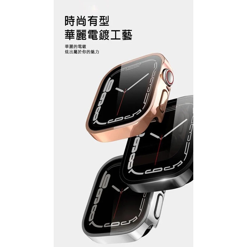~愛思摩比~DUX DUCIS Apple Watch (40/41/44/45/49) Hamo 電鍍PC保護殼-細節圖3