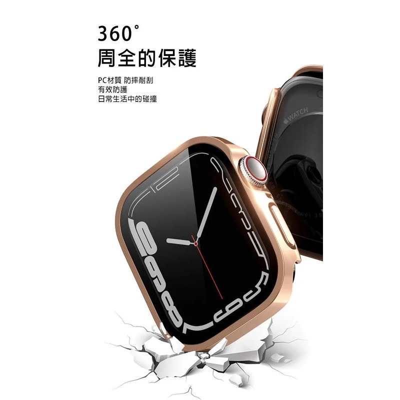 ~愛思摩比~DUX DUCIS Apple Watch (40/41/44/45/49) Hamo 電鍍PC保護殼-細節圖4