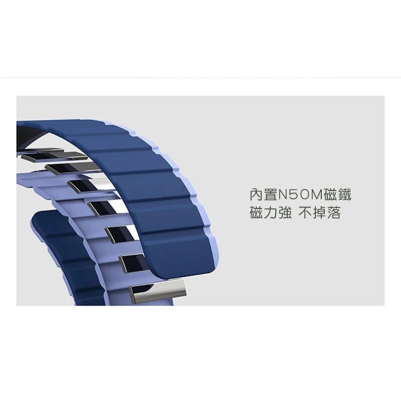 ~愛思摩比~DUX DUCIS Apple Watch (42/44/45/49)(38/40/41) LD 磁吸錶帶-細節圖3