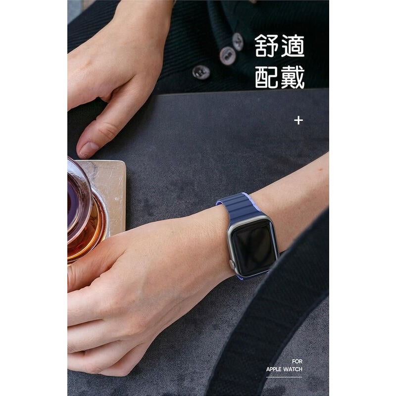 ~愛思摩比~DUX DUCIS Apple Watch (42/44/45/49)(38/40/41) LD 磁吸錶帶-細節圖8