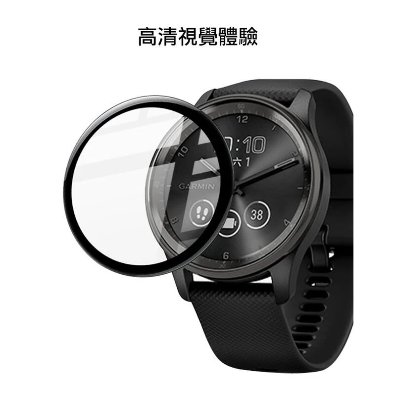 ~愛思摩比~Imak GARMIN vivomove Trend 手錶保護膜 有機玻璃-細節圖4