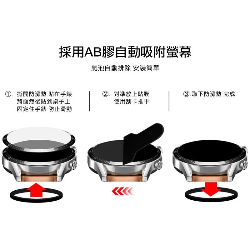 ~愛思摩比~Imak GARMIN vivomove Trend 手錶保護膜 有機玻璃-細節圖6