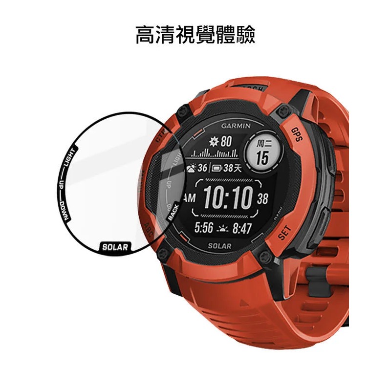 ~愛思摩比~Imak GARMIN Instinct 2X 太陽能 手錶保護膜 有機玻璃-細節圖4
