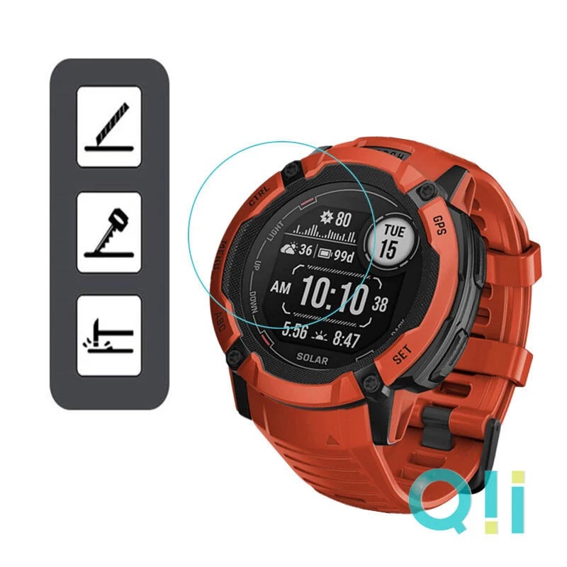 ~愛思摩比~Qii GARMIN Instinct 2X 玻璃貼 水凝膜 (兩片裝)-細節圖4