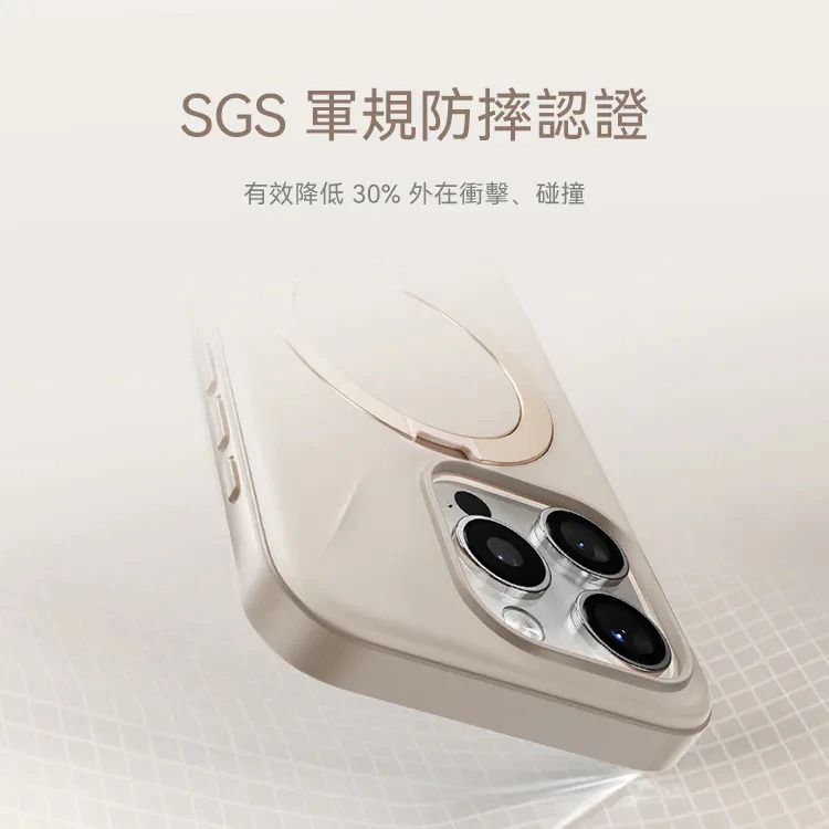 TORRAS Ostand Spin Fusion 16/Pro/Max MagSafe支架防摔手機殼 保護殼-細節圖7