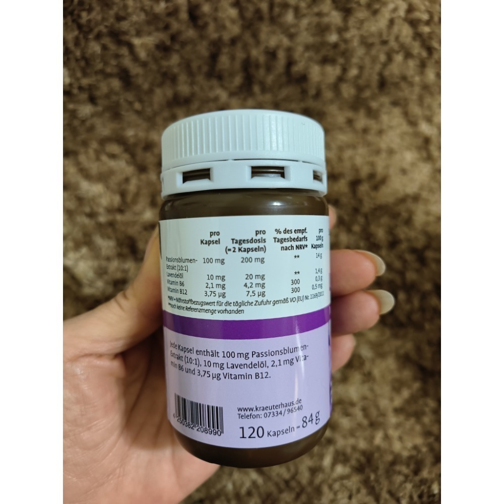 🇩🇪德國百年草本聖伯納德Sanct Bernhard薰衣草神經舒壓膠囊120顆(2~4 個月用量)-細節圖2