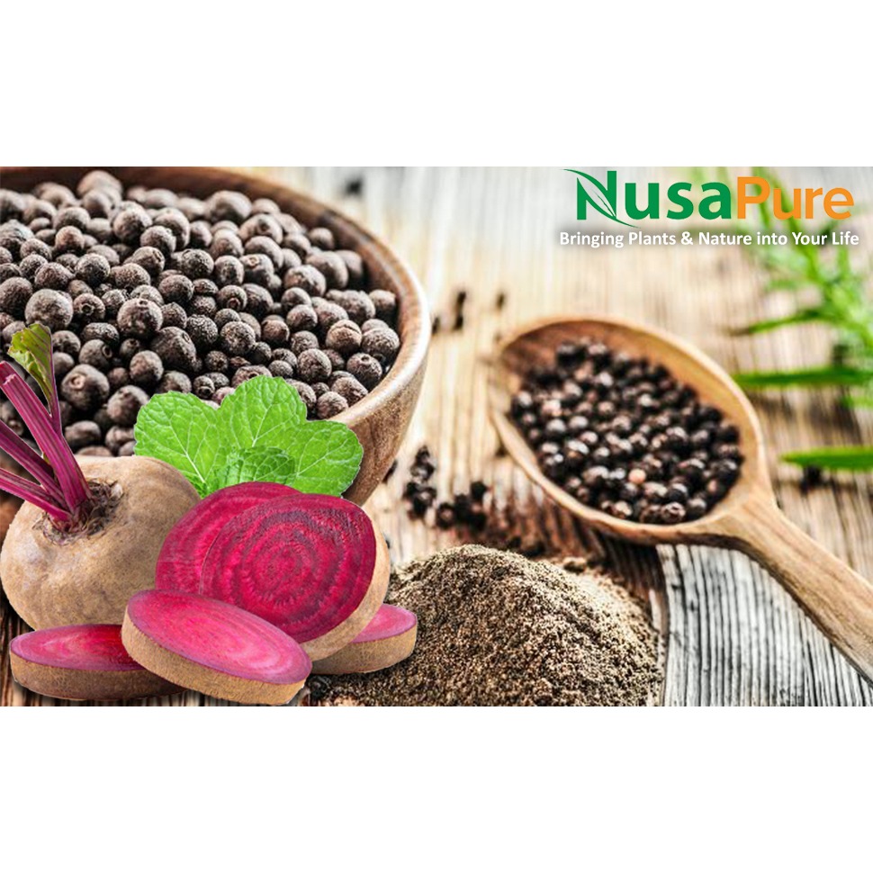 美國NusaPure甜菜根 8000 mg 200顆全素膠囊(非基改和無麩質)-細節圖4