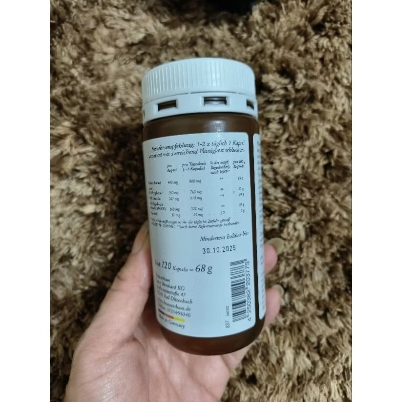 🇩🇪德國百年草本聖伯納德Sanct Bernhard綠茶兒茶素EGCG抗齡增免膠囊/茶多酚天然VC瘦的健康120 粒-細節圖3