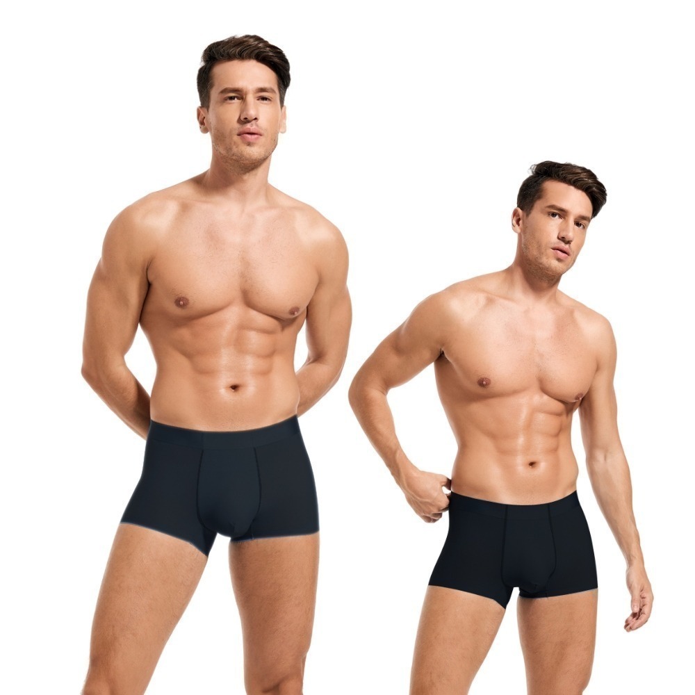 【A&R】三入組 石墨烯 無痕莫代爾男士內褲 三款任選(L-4XL 莫代爾 平口褲 四角褲 大尺碼 無痕內褲)-細節圖6