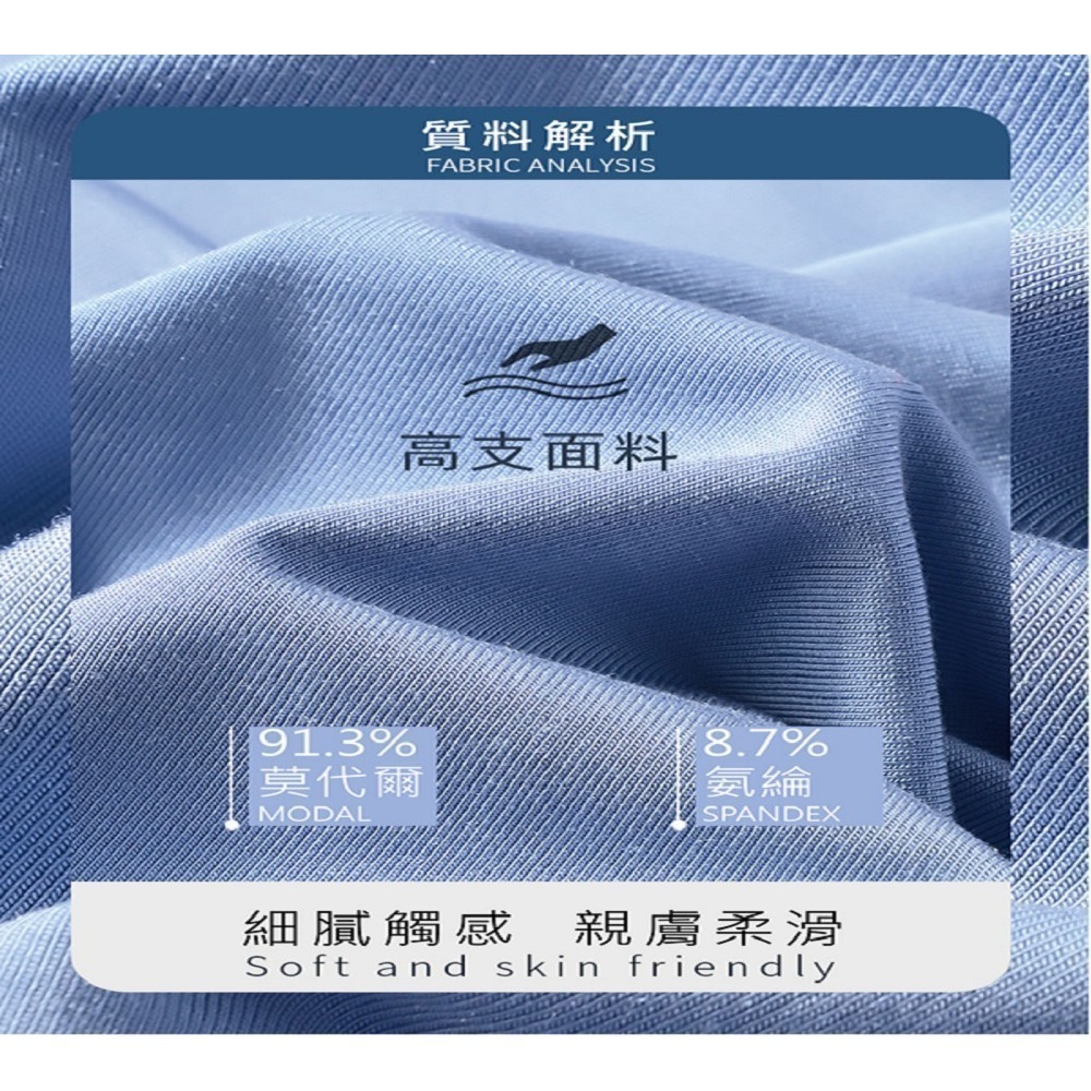 【A&R】三入組 新款 莫代爾 網狀透氣無痕男士平口褲(莫代爾 網狀 透氣 無痕 平口褲 男內褲)-細節圖5
