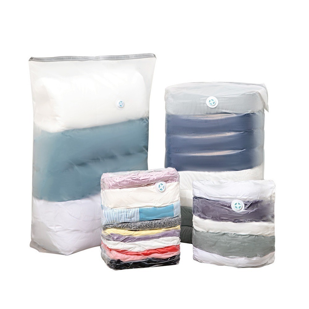 【A&R】新款雙面磨砂真空立體壓縮袋6入組(100x80x32cm*3 80x56x32cm*3 大容量 衣物 棉被)-細節圖4