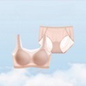 【A&R】莫代爾冰絲萊卡涼感透氣無痕美背內衣褲 成套組(AIR SKIN BRA  細肩帶 寬肩帶 裸感內褲 無鋼圈)-規格圖6