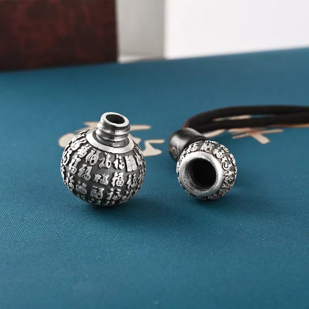 【A&R】精雕葫蘆波羅蜜心經款吊墜附楞嚴咒經文(趨吉避凶 順心轉運 招財 護身符 項鍊)-細節圖3