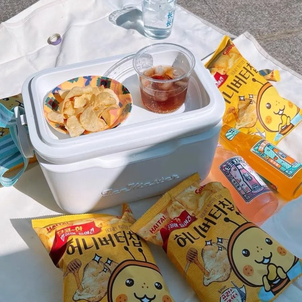 【A&R】吾家有貓之馬卡色系戶外手提保溫 保冷箱附肩帶 13L(露營 野餐 大容量 食品保鮮 烤肉 高爾夫)-細節圖2