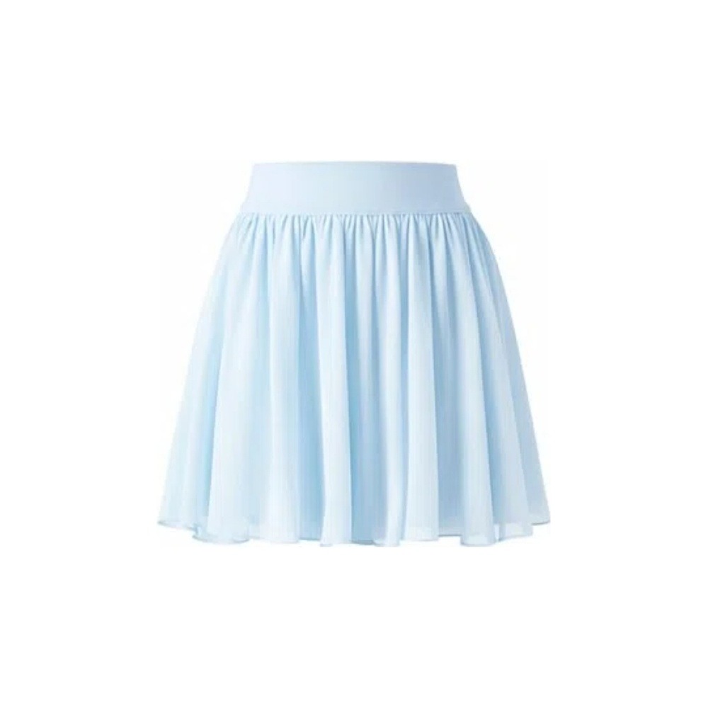 【A&R】韓系網紗高腰顯瘦百褶A字運動褲裙 S-L 四色任選 (防走光 騎車 健身 網球 瑜珈 羽球 高爾夫)-規格圖6