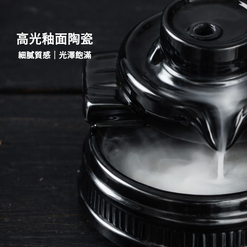 【A&R】招財開運 時來運轉手工釉陶瓷香爐 (祈福拜拜 淨化除穢 臥室用香 禮佛供香 擺件 過年)-細節圖3