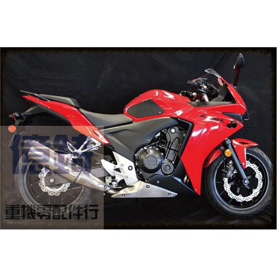 ☆★億錡重機★☆ TechSpec 油箱貼 HONDA CBR500R 500R 黑色 SS蛇皮 XL2 賽道減震止滑-細節圖2