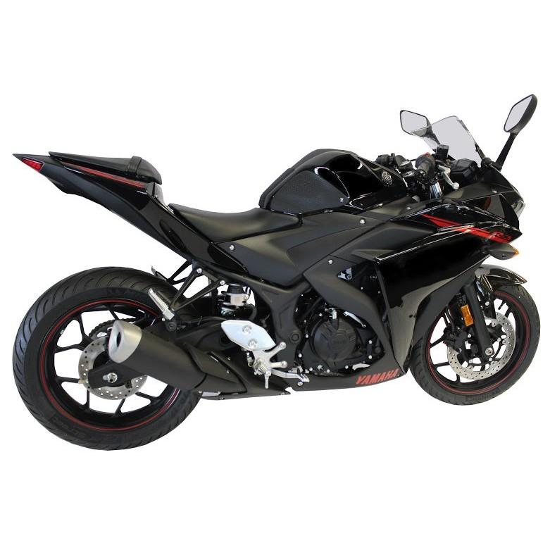 ☆★億錡重機★☆ TechSpec 油箱貼 YAMAHA R3 YZF-R3 黑色 SS蛇皮 XL2 賽道減震止滑-細節圖2