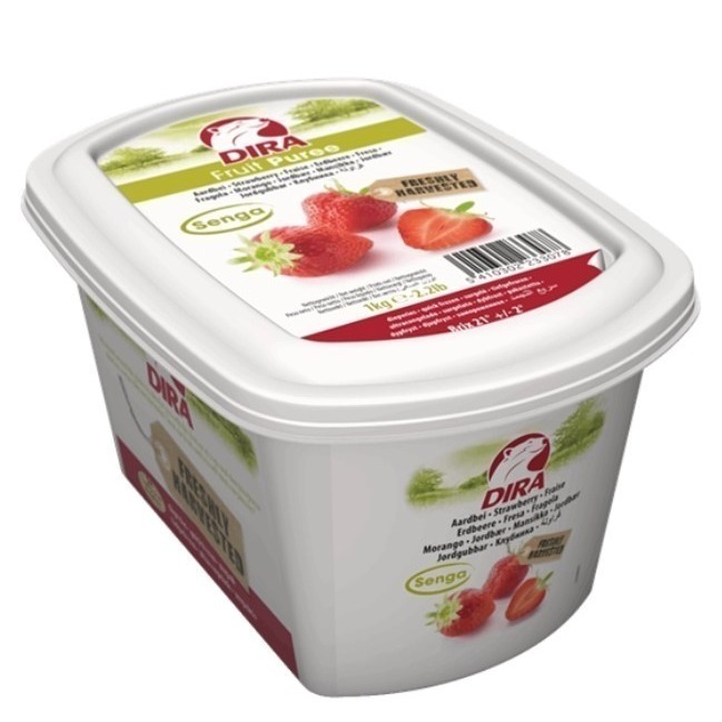 比利時 DIRA 冷凍果泥 百香果果泥 草莓果泥 1KG-細節圖2